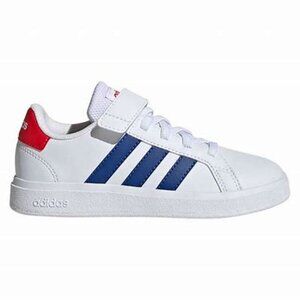 Size 5 Toddler kids Adidas toddler White and Blue,Grand Court